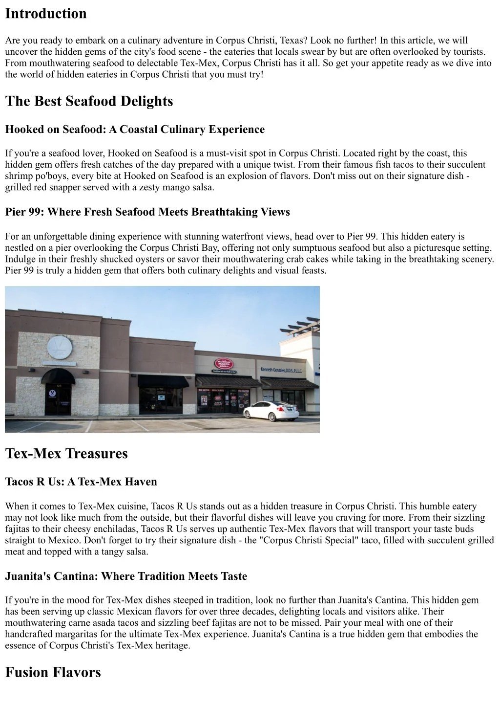 Family-Friendly Eateries Corpus Christi Offer Delicious Dining Options